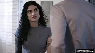 Brunette hot babe blows and fuck best friend