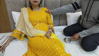 Desi Indian Bhabhi Ass Fucked With Young Hubby Friend