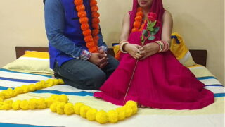 Indian Dehati newly married beautiful aunt with nephew hard fucked