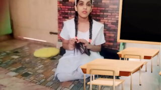Indian Hot Collage Girlfriend Fucked in Tuition Class