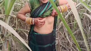 Indian Mumbai Village Aunty Boobs Sucking And Pussy Fucks In Outdoor