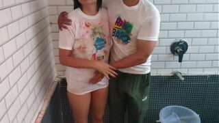 Indian Punjabi Sister And Brother Hard Sex In The Bathroom