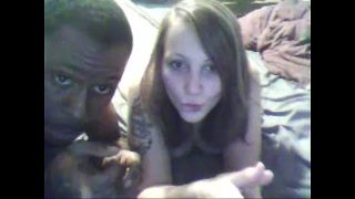Teen White Girl and Bbc lover banged hard on Cam