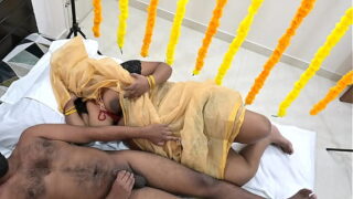Village Desi Indian bhabi first night hard anal sex with devor